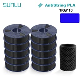 SUNLU 10KG APLA/PLA Meta/High Speed PLA/PLA MATTE Filamnet 1.75mm 10Roll 1KG Neatly Wound 3D Printer Filament for 3D Printer