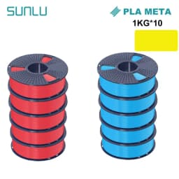 SUNLU 10KG APLA/PLA Meta/High Speed PLA/PLA MATTE Filamnet 1.75mm 10Roll 1KG Neatly Wound 3D Printer Filament for 3D Printer