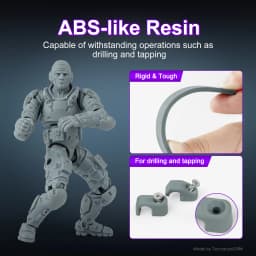 Resione Tough74 V2 3D Printer Tough Resin Wear-resistant Photopolymer Resin Designed For Durable Action Figures