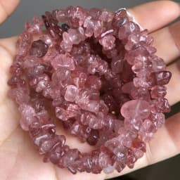 3-8mm Natural Irregular Red Garnet Stone Beads Gravel Chips Loose Spacer Beads for Jewelry Making DIY Earring Necklace Accessory