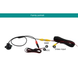 Smartour CCD Fisheye Lens Car Camera AHD 1080P Rear View Wide Angle Reversing Backup Camera HD Night Vision Auto Parking Assist
