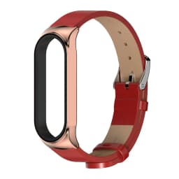 Band Strap for Xiaomi Mi Band 10 11 9 8 7 6 5 Leather Wristband For Miband 6 Global Version Bracelet for Mi Band 8 9 10 Correa