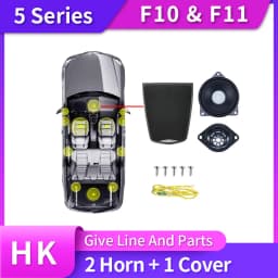 Car Front Door Speakers For BMW 5 Series F10 F11 Tweeter High Quality Accessories Head Treble Horn Loudspeakers Speakers Cover