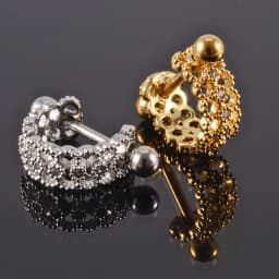 1pc Ear Tragus Cartilage Ring Stainless Steel Barbell With Cz Hoop Cartilage Cuff piercing Helix Daith Rook Lobe Earrings