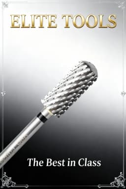 RolinStar 5.35 Small Round Top Barrel Original Steel Carbide Manicure Nail Drill Bit File Accessories