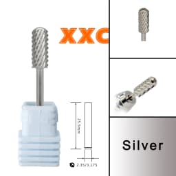RolinStar 5.35 Small Round Top Barrel Original Steel Carbide Manicure Nail Drill Bit File Accessories