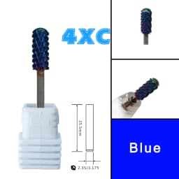 RolinStar 5.35 Small Round Top Barrel Original Steel Carbide Manicure Nail Drill Bit File Accessories
