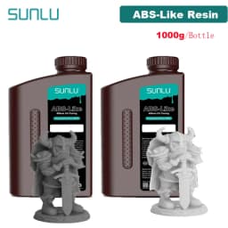 SUNLU UV Resin 405nm ABS-Like Photopolymer LCD Printer Liquid 2KG Can Drilled Processed Internal Threads Low Odor High Hardness