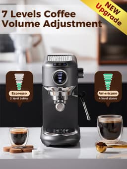 Cafelffe 4-in-1 Coffee Maker Hot/Cold Dolce Gusto&Nespresso Capsule ESE Pod Ground Cappuccino Espresso Machine Cafetera 19 Bar