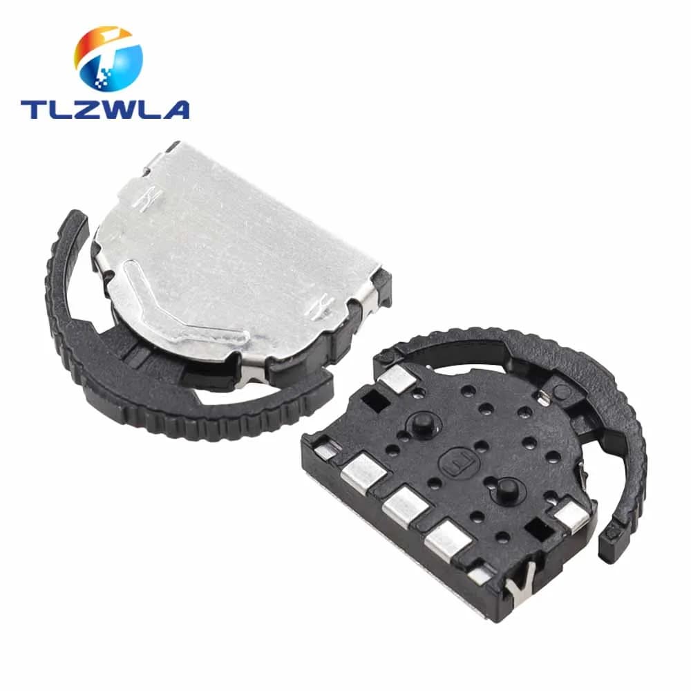 10PCS Big Head SMD 3-Pin Tripod Thumbwheel Toggle Switch for MP3 MP4 Phone