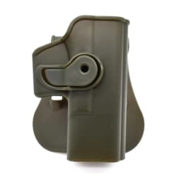 IMI Gun Holster Defense Retention Tactical Gun Holster for GL 17 Gen 1-4 9mm Double Magazine Pouch