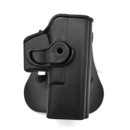 IMI Gun Holster Defense Retention Tactical Gun Holster for GL 17 Gen 1-4 9mm Double Magazine Pouch