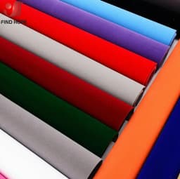 20 X 15 cm / 20 X 145 cm / 40 X 145 cm Self-adhesive Velvet Flock Liner Jewelry Contact Paper Craft Fabric Sticker Multi Color