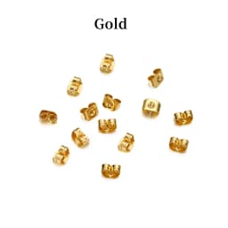 200pcs/lot Earring Studs Backs Stopper Scrolls Ear Post Butterfly For Jewelry Making DIY Blocked Caps Earring Backs Stoppers Ear