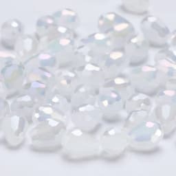 6x8mm Austria Faceted Teardrop Glass Beads AB Color Waterdrop Crystal Beads Loose Spacer Beads for Jewelry Making DIY Bracelet