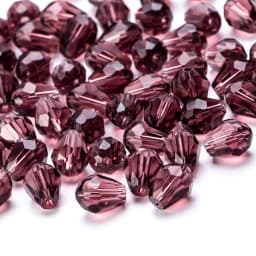 6x8mm Austria Faceted Teardrop Glass Beads AB Color Waterdrop Crystal Beads Loose Spacer Beads for Jewelry Making DIY Bracelet