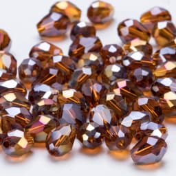 6x8mm Austria Faceted Teardrop Glass Beads AB Color Waterdrop Crystal Beads Loose Spacer Beads for Jewelry Making DIY Bracelet