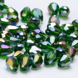 6x8mm Austria Faceted Teardrop Glass Beads AB Color Waterdrop Crystal Beads Loose Spacer Beads for Jewelry Making DIY Bracelet