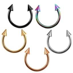 1PC G23 Titanium Nose Rings Lip Eyebrow Piercings Ear Septum Helix Cartilage Piercing Labret Nariz Septum Piercings Body Jewelry