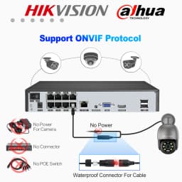 Techage 8MP 5MP PTZ POE IP Surveillance Camera Network 4K Human Detection Two Way Audio CCTV Security Outdoor ONVIF PT825G XMEYE