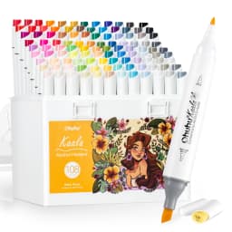 Ohuhu Kaala Marker Pen Set Color Markers Alcohol Art Markers Refillable Dual Tips Sketching Drawing Manga School Art Supplies