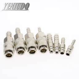 Pneumatic Fitting European Standard EU Euro Type Air Line Quick Coupling Connector Coupler Adapter For Air Compressor Hose Barb