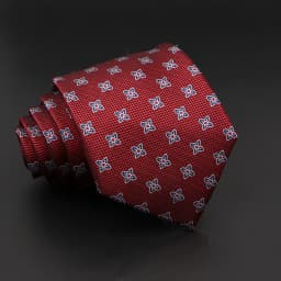 Classic Blue Red Gray Men's Tie Business Formal Wedding 8cm Necktie Jacquard Woven Cravat Fashion Shirt Dress Daily Accessories