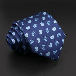 Classic Blue Red Gray Men's Tie Business Formal Wedding 8cm Necktie Jacquard Woven Cravat Fashion Shirt Dress Daily Accessories