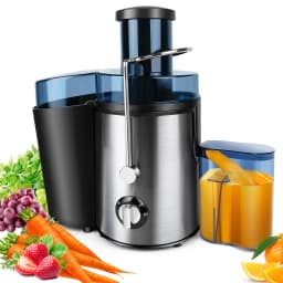 1000W Juicer Machine Juice Maker Whole Fruit Extractor Centrifugal Whole Fruit Vegetable Juice Extractor Stainless Steel 500ML