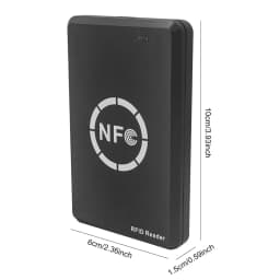 NFC Smart Card Reader RFID Copier 13.56MHz/125KHz/250KHz Card Duplicator Writer With 1M USB Data Cable For Door Access Control