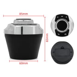 Steering Wheel Cup Shape Remote Control Universal Car LED Light 8-key Control Buttons For Android Multimedia Navigation Player