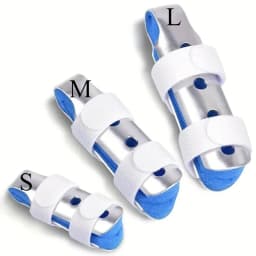 Finger Splint 1-3PCS Finger Support Brace Stabilizer for Straightening Knuckle Immobilization Blue For Broken Fingers