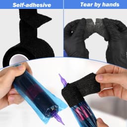 200/100/50pcs Tattoo Machine Pen Cover Bags Large Size Tattoo Pen Sleeves Waterproof Protection Makeup Pen Bags Tattoo Accessory