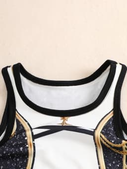 Girls' Tank Top Dress Stage Performance Summer Printed Sleeveless A-line Casual College Style Dress