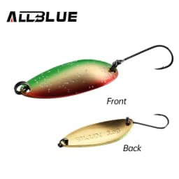 ALLBLUE Pure Spoon 3.5g Metal Bait Fishing Lure for Stream Area Trout Material Spinner Freshwater Fishing Tackle Gear