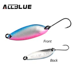 ALLBLUE Pure Spoon 3.5g Metal Bait Fishing Lure for Stream Area Trout Material Spinner Freshwater Fishing Tackle Gear