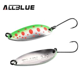 ALLBLUE Pure Spoon 3.5g Metal Bait Fishing Lure for Stream Area Trout Material Spinner Freshwater Fishing Tackle Gear
