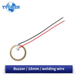 10/20PCS Piezoelectric Ceramic Wafer Kit 12/15/20/27/35/50MM Piezo Element with Wire for DIY Buzzer, Sensor & Vibration Projects