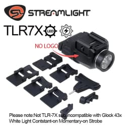Streamlight TLR 8 TLR 7 TLR 7X TLR 1 HL TLR 4 TLR 3 Tactical Scout Light Hunting Spotlight Torch Flashlight 20mm Rail 500 Lumens