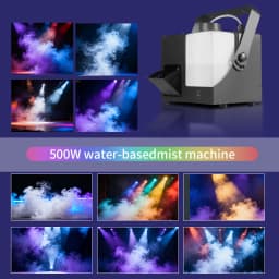 500W/1000w Smoke Machine Stage DMX512 Haze Machine DJ Wedding Film Crew Forest Mist Effect Fogger Using Atomizing Liquid