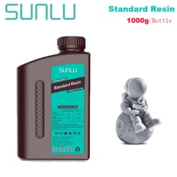 SUNLU 1KG Standard/Plant-Based Resin 395-405nm UV Photopolymer Resin Fast Curing 3D Resin for LCD DLP SLA Resin 3D Printers