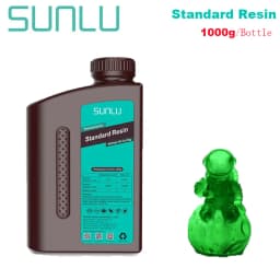 SUNLU 1KG Standard/Plant-Based Resin 395-405nm UV Photopolymer Resin Fast Curing 3D Resin for LCD DLP SLA Resin 3D Printers