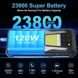 8849 Tank 3 Rugged 32GB 512GB 23800mAh Android14 120W Charger Dimensity 8200 5G 200MP 120Hz Outdoor Light GPS Dual SIM