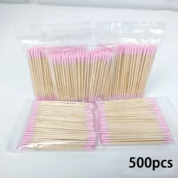 500/100Pcs Orange Wood Sticks for Nails BULK Double Sided Cuticle Pusher Remover Nail Art Manicure Pedicure Tool for Manicure Pe