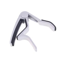 High Quality Aluminium Alloy Silver Quick Change Clamp Key Acoustic Classic Guitar Capo for Tone Adjusting Guitar