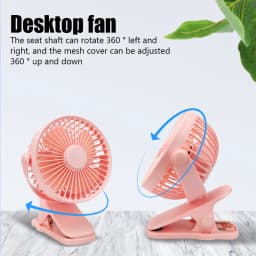 Portable Mini Hand Clip Fan USB Quiet Desktop Electric Fan High Quality Student Dormitory Small Cooling Ventilador Fan Air Coole