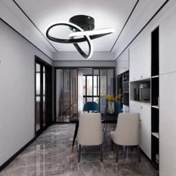 Modern LED Ceiling Light,LED Ceiling Light,20W for Bedroom,Kitchen,Living Room,Diameter 25 cm, Dimmable 3000K/4500K/6500K