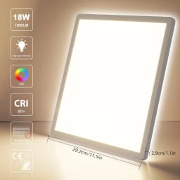 Flush Mount Ceiling Light,RGB LED Smart Ceiling Light 24W 2400LM Smart Home Lighting LED Ceiling Light Dimmable Color Changing