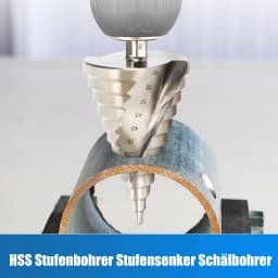 6-60mm Titanium Cone Drill High Speed Steel Peel Professional Ladder Drill Bit Sink Step Drill HSS