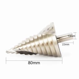 6-60mm Titanium Cone Drill High Speed Steel Peel Professional Ladder Drill Bit Sink Step Drill HSS
